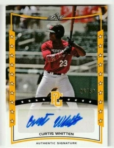 2014 Leaf Perfect Game Curtis Whitten Autograph Auto Card /50 - Picture 1 of 1