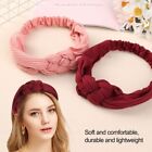 Wrap Hair Accessories Knitted Headband Cross Knot Hairband Stretch Hair Band