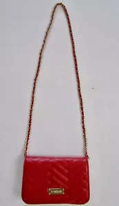 bebe Los Angeles Small Crossbody Purse - Red - Picture 1 of 7