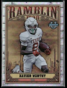 Xavier Worthy 2023 Bowman Chrome U #RM-5 Ramblin Man - Picture 1 of 2