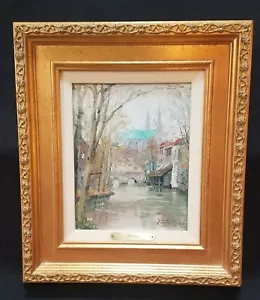 Thomas Kinkade "Chartres" Signed 8X10 Limited Edition Giclee on Canvas #545/550 - Picture 1 of 9