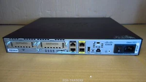 Routeur réseau Cisco 1921 V04 2 x Gbit 2 x services intégrés EHWIC PAS D'OREILLES RACK - Photo 1/4