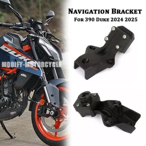 Para 390 Duke 2024 2025 Negro Accesorios GPS Montajes Teléfono Navegación Soporte Barra - Imagen 1 de 7