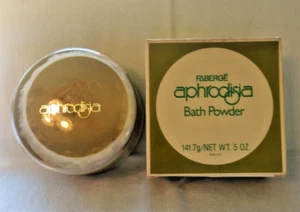 Vintage Faberge Aphrodisia Bath Powder 5 oz, new in box - Picture 1 of 8