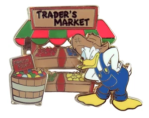 Prendedor Disney WDW 2010 Donald Chip & Dale Trader's Market Trade City EE. UU. LE500 - Imagen 1 de 4