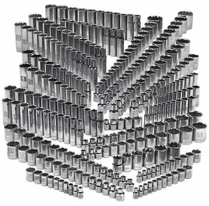 Craftsman 299-Piece Ultimate Easy To Read Socket SAE METRIC 1/4 3/8 1/2 Drive - Picture 1 of 2