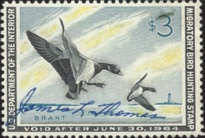 US Scott #RW30 Used VF 3.00 1963 US Federal Duck Stamp CV 12.50 - Picture 1 of 1