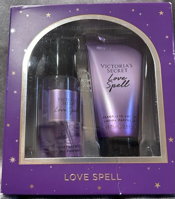 Victoria’s Secret Love Spell 2 Pc Gift Set Fragrance Mist & Lotion 2.5 fl oz - Image 1 of 3