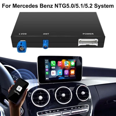 Wireless CarPlay Android Auto Retrofit Kit For Mercedes Benz NTG 5.0 5.1 5.2 - Image 1 of 4