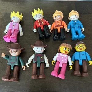Picasso Tiles Toy Magnetic Characters Lot Of 8 Action Figures - Picture 1 of 6