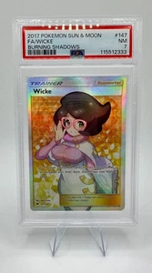 2017 Pokemon Sun & Moon Burning Shadows: Wicke #147 - PSA 7 - Bild 1 von 11