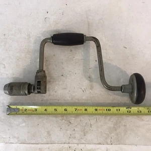 Vintage Stanley Handyman No H1250 Brace Ratcheting Hand Drill Auger Bit Tool - Picture 1 of 8
