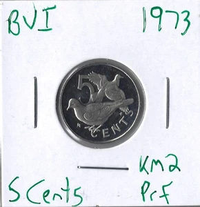 Münze Britische Jungferninseln 5 Cents 1973 KM2 - Bild 1 von 2