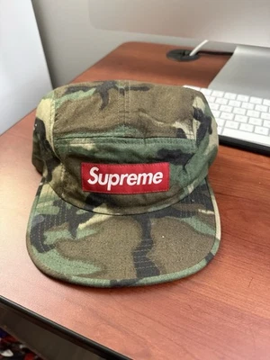 Supreme Box Logo Camo Adjustable Hat - Image 1 of 2