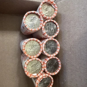 2001 P VERMONT STATEHOOD QUARTER UNCIRCULATED ROLL 40 COINS - Picture 1 of 2