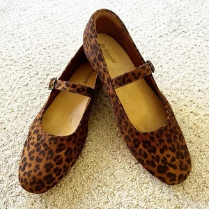 Dr. Scholl's Damen Wexley Mary Jane Leopard flach Größe 9M Komfortschaum leicht - Bild 1 von 10