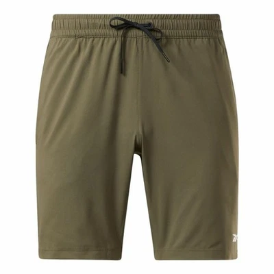 Pantalón Corto Deportivo Reebok Wor Woven Verde Oliva - Imagen 1 de 4