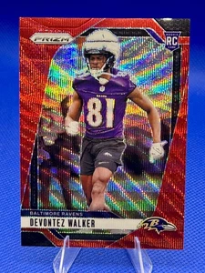 2024 Panini Prizm Football - Devontez Walker #328 "Red Wave" (67/149) - Bild 1 von 3