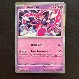 Enamorous 093/167 Pokemon Twilight Masquerade SV06 Rare Holo Card NM - Picture 1 of 2