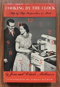 COOKING BY THE CLOCK 1948 HCDJ Dinner Menu Cookbook / MATTIMORE - Imagen 1 de 11