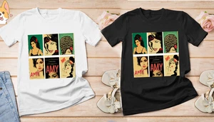 Camisa Amy Winehouse Music Amy Regalo Para Fan Negra Unisex Todas las Tallas XZ954 - Imagen 1 de 3
