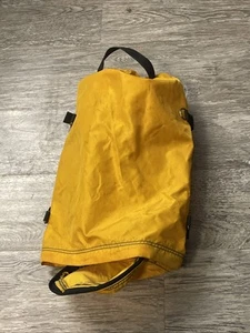 Vintage Kirtland Boulder CO Tour Pak Blue Bicycle Pannier Bags Yellow I1 - Picture 1 of 3