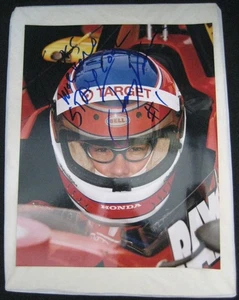 Foto brillante firmada por Jimmy Vasser 8 X 10 de CART/ChampCar 1997 Portland, OR - Imagen 1 de 3