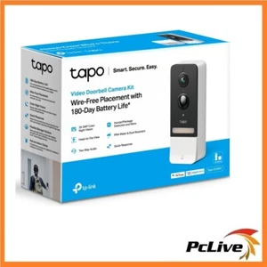 TP-Link Tapo D230S1 Smart Battery Video Doorbell 2K HD Video Night Vision Alarm - Picture 1 of 14