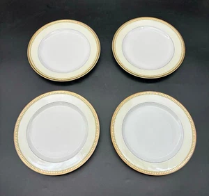 Haviland Limoges Schleiger 278 Salad Plates(4) Yellow Edge - Picture 1 of 8