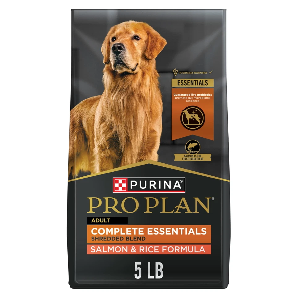  Mezcla salmón y arroz fórmula de alimento seco para perros con probióticos para perros, bolsa de 5 lb Foto 1 de 4
