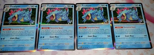 Pokemon TCG - x4 Feraligatr 041/162 Temporal Forces- M - HOLO - Picture 1 of 2