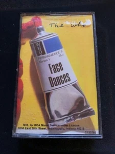 Vintage 1981 The Who Face Dances Cassette Tape Warner Brothers - Picture 1 of 5
