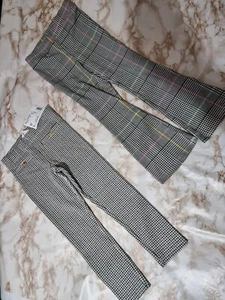 H&M Girls Dogtooth Pattern Leggings 4 Years Old - Picture 1 of 6