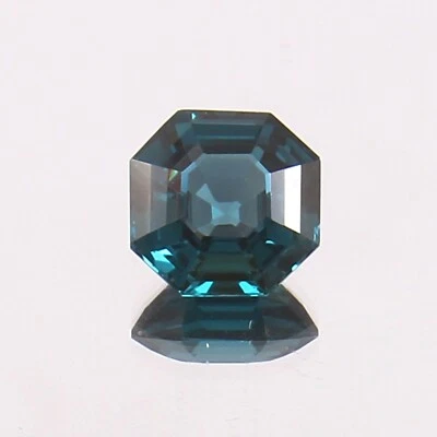 AAA Natürlich Brasilianischer Blau Grün Turmalin Lose Asscher Schnitt Edelstein - Bild 1 von 4