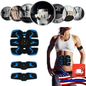 Rechargeable Trainer Muscle Stimulator Body Fitness Weight Loss Massager Gym - Picture 1 of 17