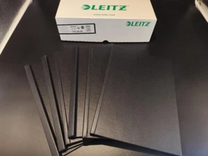 19 LEITZ Buchbindemappen schwarz Hardcover für 36 - 70 Blatt DIN A4, 19 St. - Bild 1 von 6