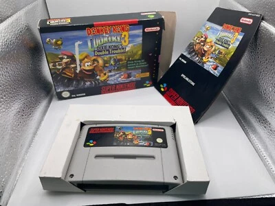 DONKEY KONG COUNTRY 3: Dixie's Kong's Double Trouble- SNES - DE PAL - Immagine 1 di 4