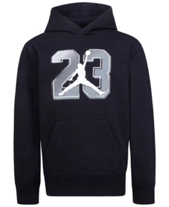 Jordan Big Boys Jumpman Big Sport Pullover Hoodie - Black - Picture 1 of 3
