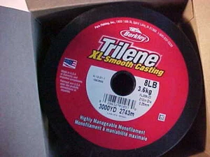 NEW BULK SPOOLS BERKLEY TRILENE 8 LB 3000 YDS LINE FISHING LOW VIS GREEN XL - Picture 1 of 4