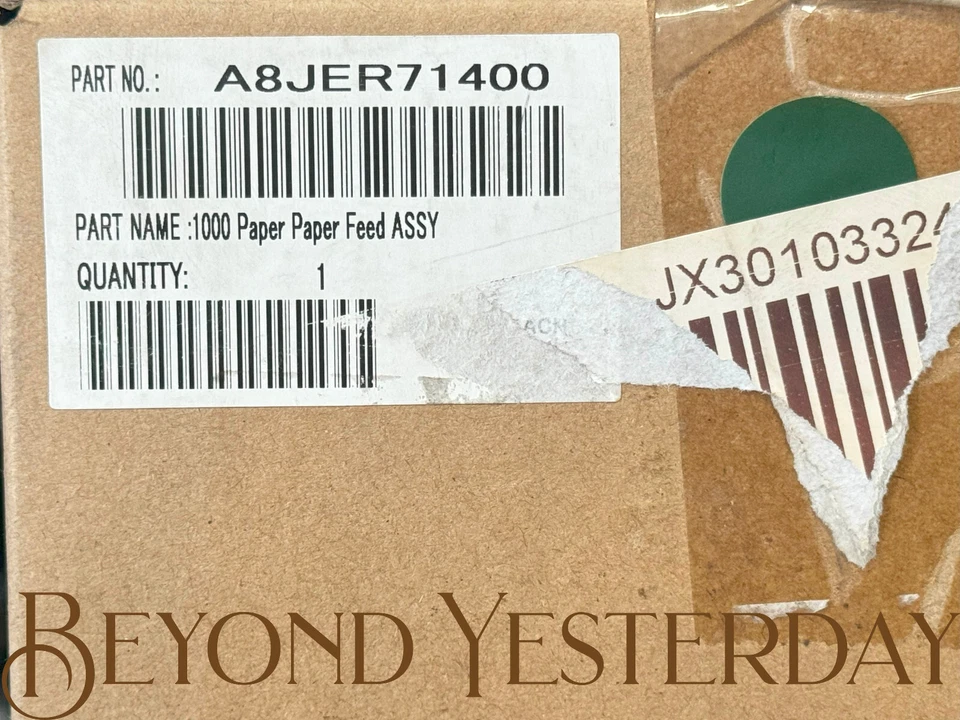 NEW: GENUINE KONICA MINOLTA 1000 SHEET PAPER FEED ASSEMBLY A8JER71400 - C759 758 - Image 1 of 1