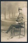 Original KuK Foto Soldat mit div. Orden, Abzeichen u. Uniform ca.1916