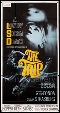 THE TRIP 1967 3 Sheet 41x81 Roger Corman LSD AIP Acid Peter Fonda filmartgallery