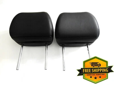 2009-2013 INFINITI G37 SEDAN FRONT LEFT OR RIGHT HEADREST BLACK LEATHER OEM - Image 1 of 4