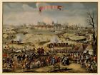 Wismar Siege Mecklembourg Allemagne - De'Hooghe 1675 - 23,00 x 30,22