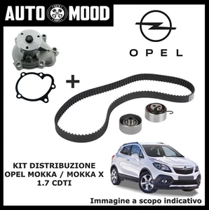 KIT DISTRIBUZIONE CINGHIA DENTATA E POMPA ACQUA PER OPEL MOKKA MOKKA X 1.7 CDTI - Foto 1 di 1