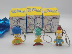 Kidrobot The Simpsons Marge Sideshow Mel Abe/Grandpa 1.5" Figure Keychains - Picture 1 of 3