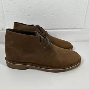 Clarks Desert Marrón Chukka Bota Cuero Cera de Abeja Zapatos 15260 Mujer’s 10 - Imagen 1 de 8