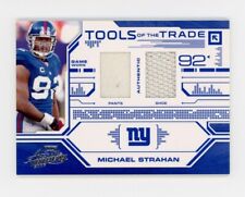 2008 Absolute Memorabilia MICHAEL STRAHAN Tools of The Trade PANTS/SHOE /100 HOF