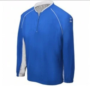 Mizuno Prestige Blue Baseball Batting Jersey Men's Size S - Picture 1 of 5