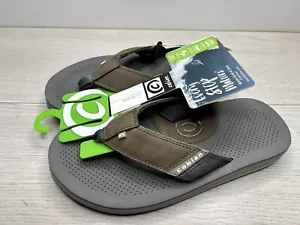 Sandalias para hombre Cobian 8 ARV19-201 chanclas de chocolate NUEVAS Aaron doradas en mandíbulas - Imagen 1 de 6